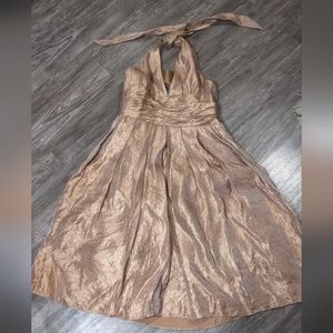 Gold Adrianna Pappel Prom Dress